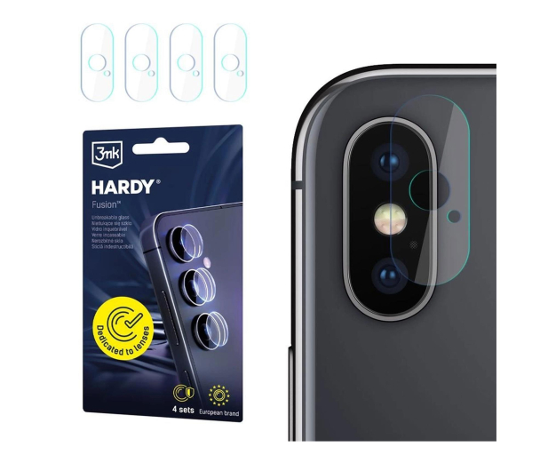 3mk Hardy Fusion Lens Protection do Apple iPhone X - 1571668 - zdjęcie
